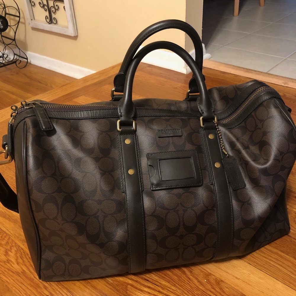 Coach overnight bag